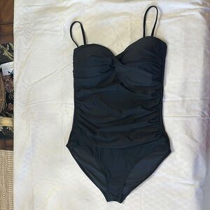 RELLECIGA Black One-Piece Swimsuit